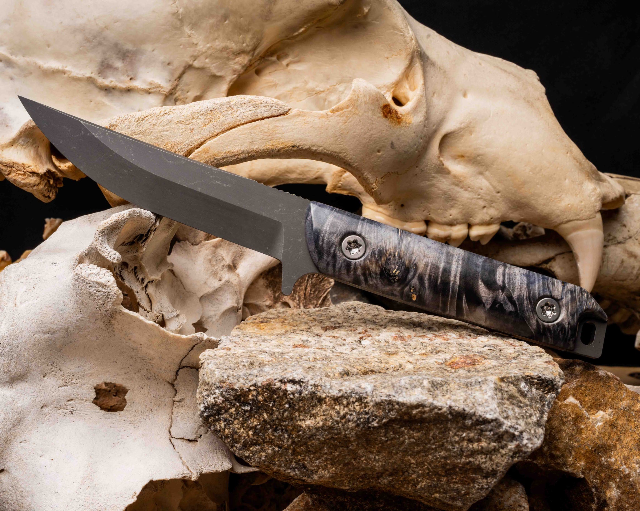 Kwaiken FC- Dyed Maple Burl, Ti allen bolts, smooth grip