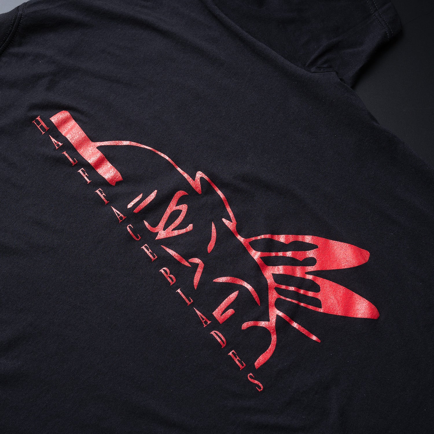 HFB logo tee black and red